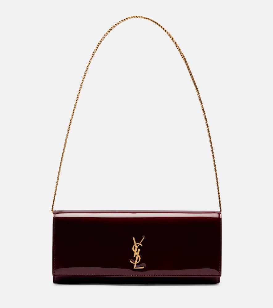 

Клатч Kate из лаковой кожи Saint Laurent, Gloss Burgundy
