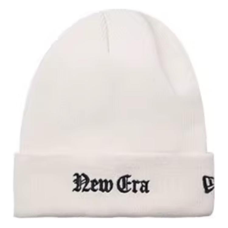 

New Era Акриловая унисекс шапка белая, White