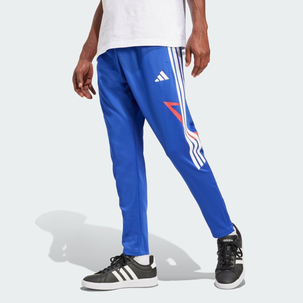 

Спортивные брюки Adidas House of Tiro Nations Pack Pants, цвет Semi Lucid Blue/Pure Ruby/White