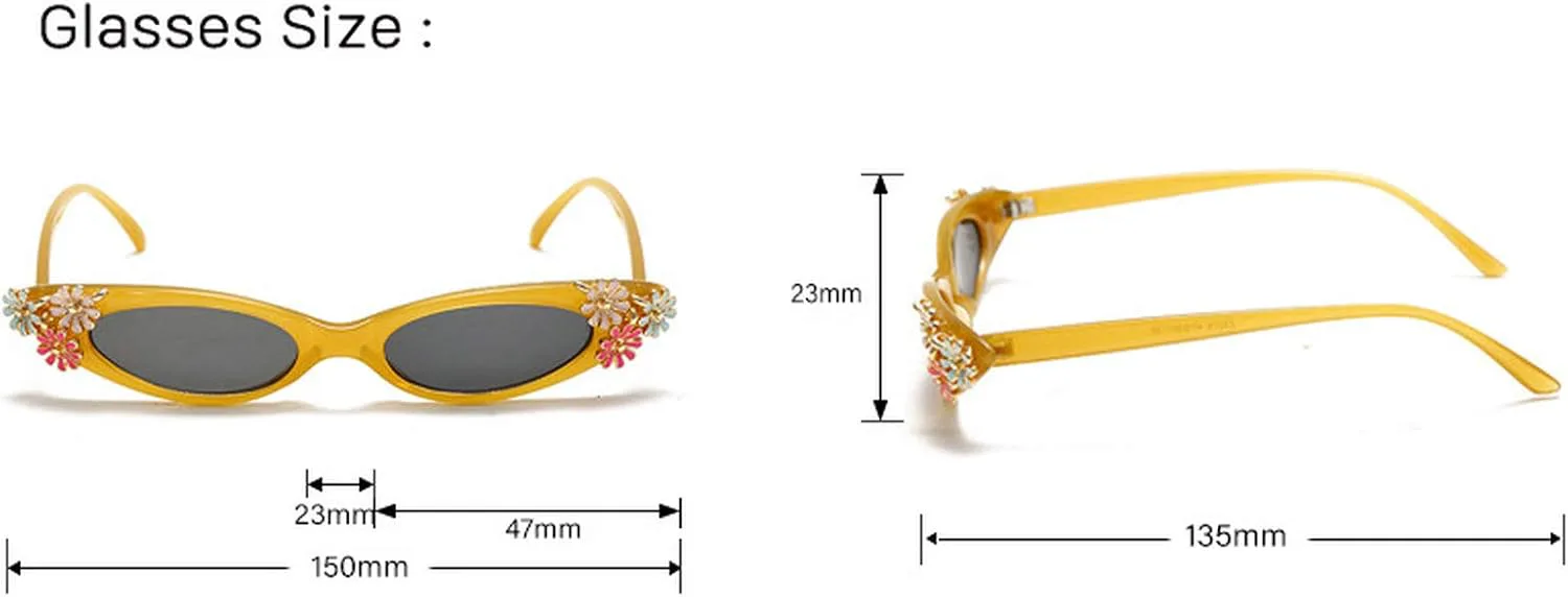 

Новые солнцезащитные очки в маленькой оправе «кошачий глаз» с бриллиантами, ретро-очки ярких желейных оттенков, стильные очки с металлическими шарнирами COTIA, White