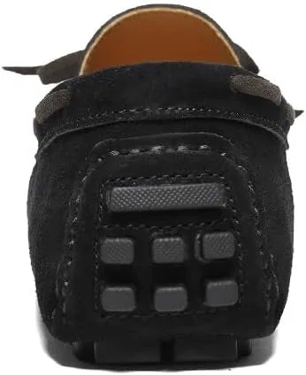 Лоферы кожаные Nubuck, Loafers, Black SayfuR — фото 3