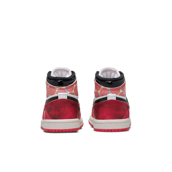 Кроссовки 1 ретро высокие og x marvel Air Jordan, красный — фото 4