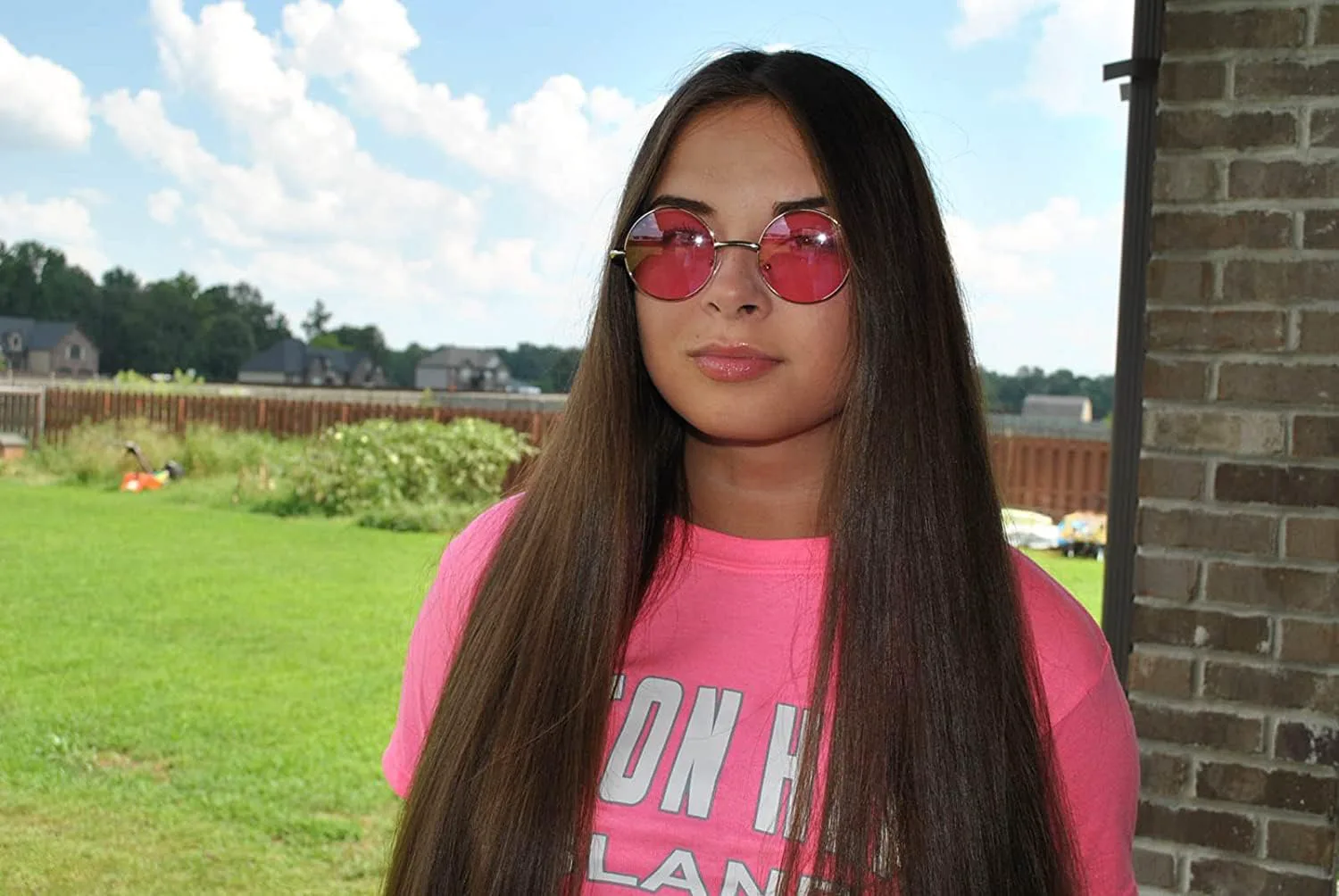 

Солнцезащитные очки OWL, 12 шт., круглые, металлическая оправа, в стиле хиппи, с поликарбонатными линзами UV400, очки Джона Леннона, оптом, Pink Tint / Gold