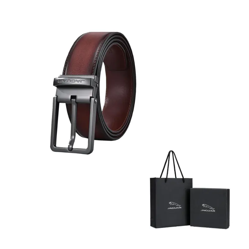 

JAGUAR Кожаный ремень мужской, Coffee Brown