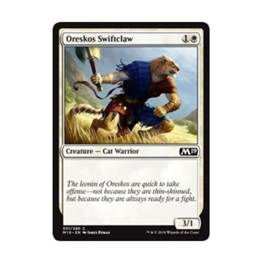 

CCG Орескос Быстрый Коготь (К), MTG - Core Set 2019