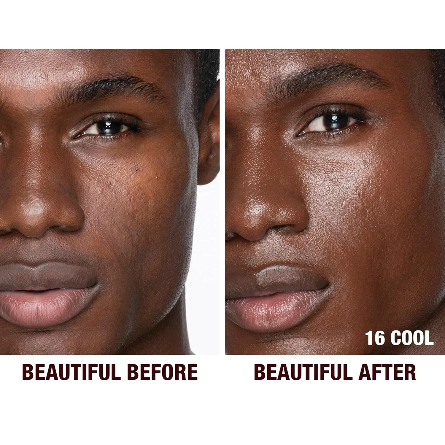 Charlotte Tilbury Beautiful Skin тональный крем среднего покрытия с увлажняющим эффектом, 16 Cool - Deep with cool deep red undertones — фото 2
