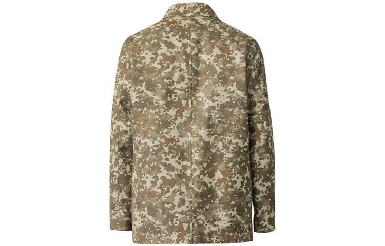 Пальто мужское Burberry зеленое камуфляжное, зеленый — фото 2