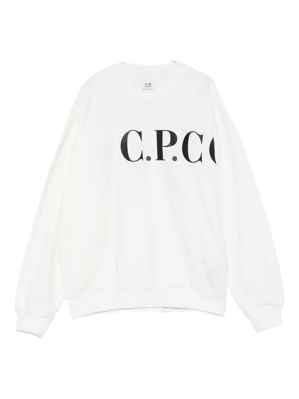 

Свитшот с принтом-логотипом C.P. Company Kids, белый