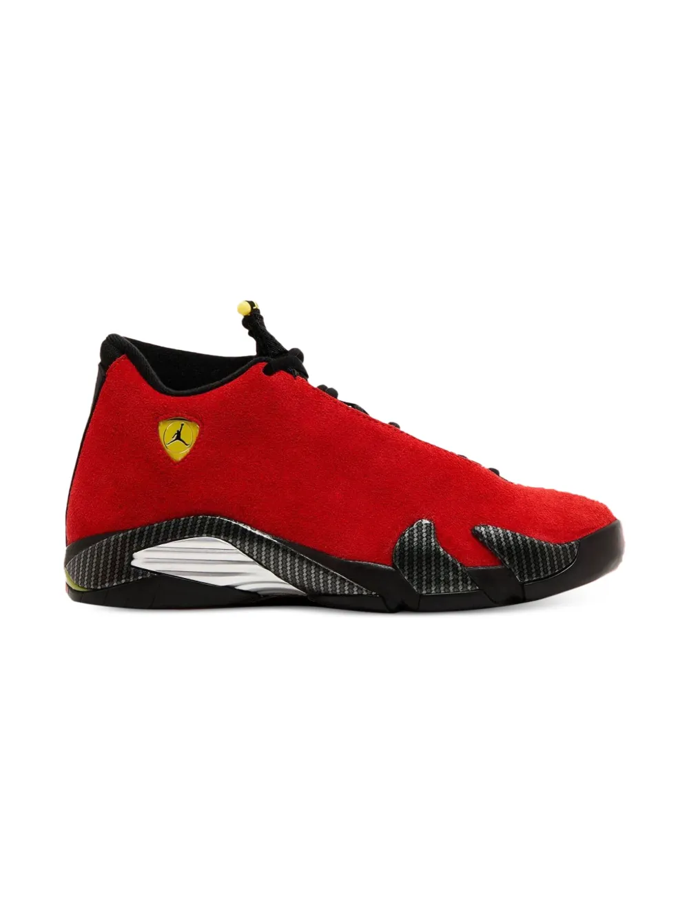 Кроссовки Jordan 14 Retro Ferrari Challenge Red/Black-Vibrant Yellow-Anthracite Jordan Kids, красный — фото 2