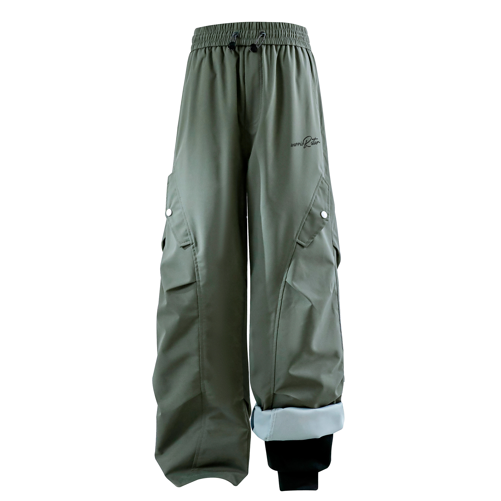 

Брюки Soft Shell Unisex WARRIOR, truffle зеленый (3-in-1 polar fleece liner)