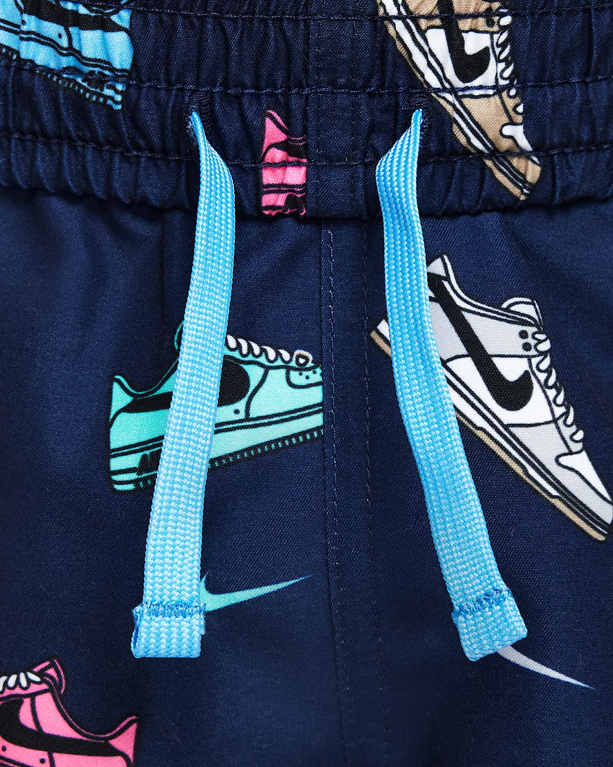 Детские (мальчиковые) плавки Nike Swim Breaker 7" с боксерской подкладкой, Blue — фото 4