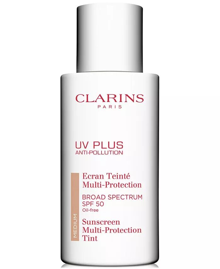 

Солнцезащитный крем для лица UV Plus с защитой от загрязнений SPF 50 Clarins, цвет Light