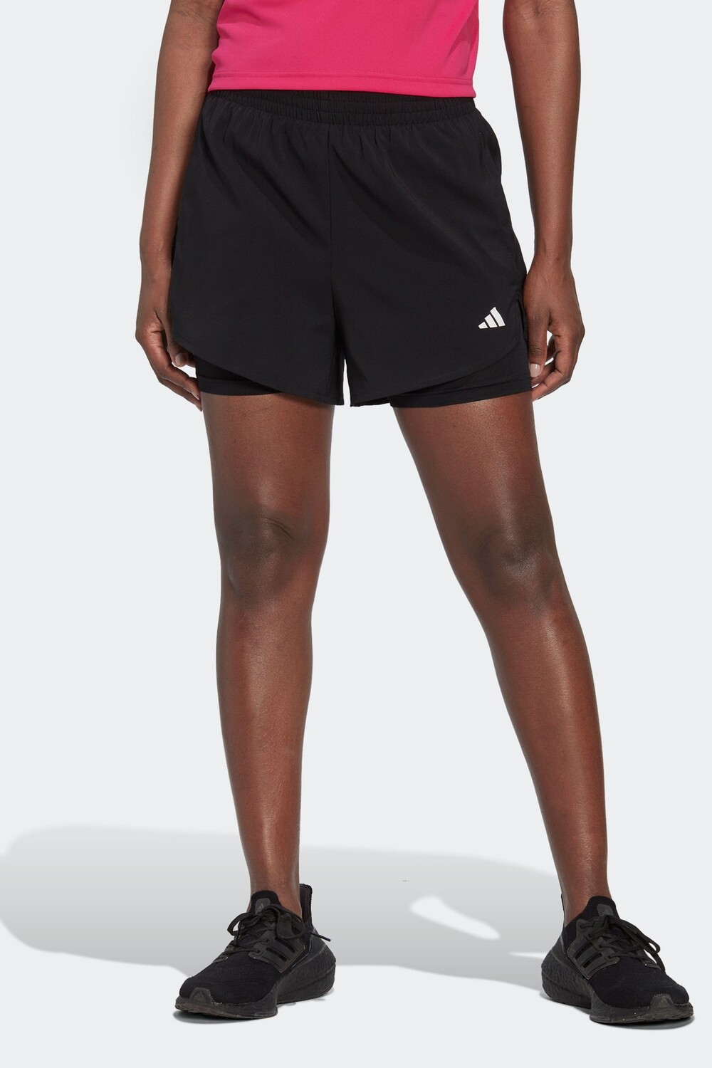 

Спортивные шорты 2-в-1 AEROREADY созданные для тренировок adidas, черный