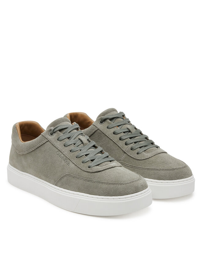 Кроссовки Clean Cup Low Laceup Oxf Su HM0HM01880 Calvin Klein, зеленый — фото 2