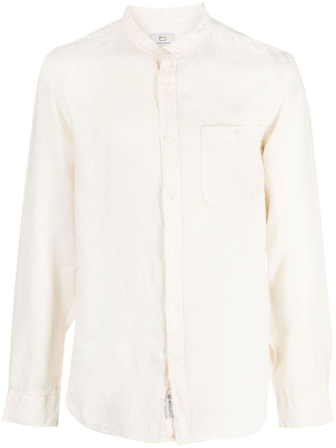 

Woolrich льняная рубашка с длинными рукавами, нейтральный цвет