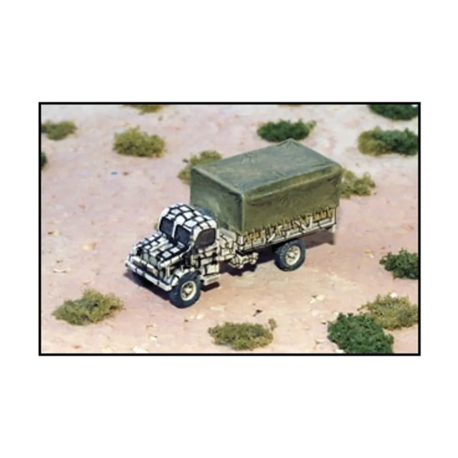 

Bedford OYD 3-тонный грузовик, WWII Micro Armour - United Kingdom - Softskins and APC's (1:285)