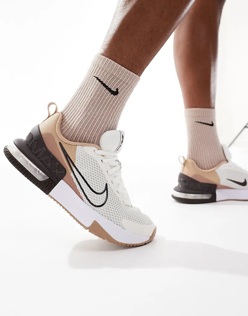 

Кроссовки Nike Training Air Max Alpha 6 белого и коричневого цветов