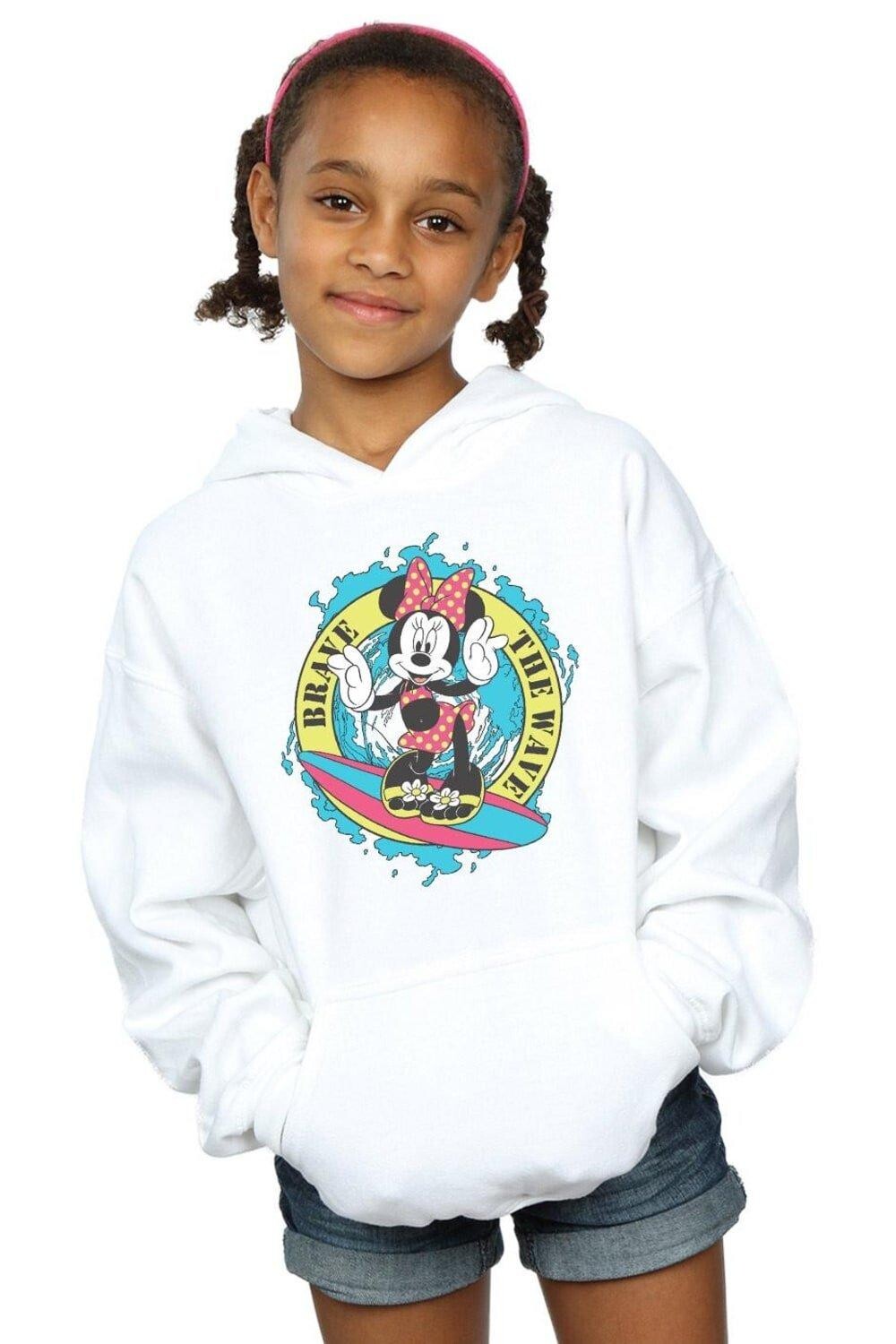 

Толстовка Minnie Mouse Brave The Wave Disney, белый
