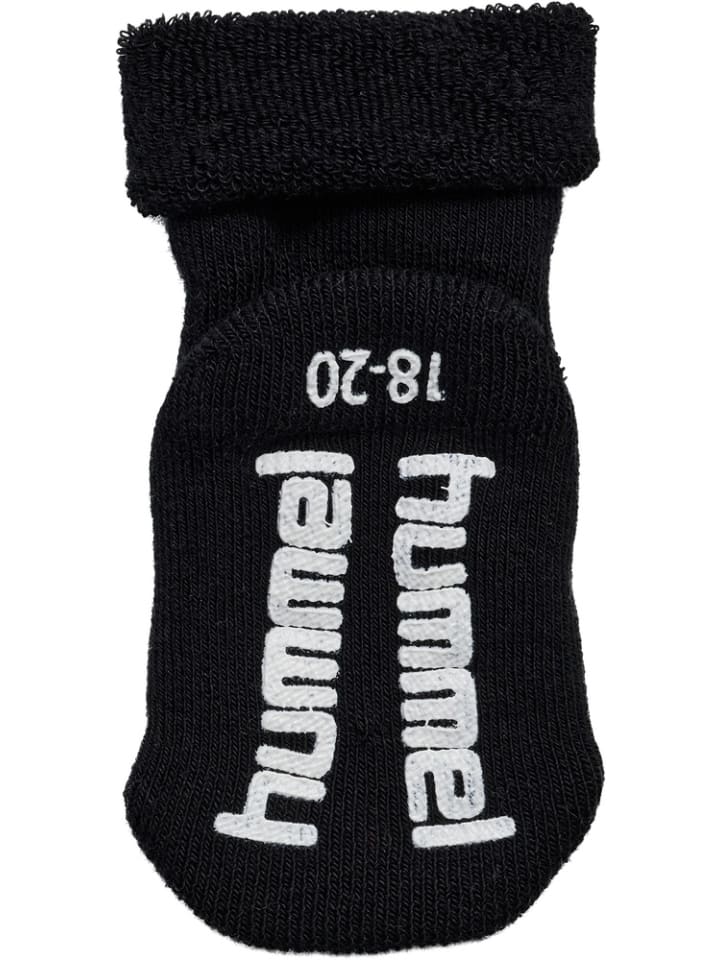 

Hummel Детские носки "Мини-набор из 3 пар нескользящих носков" черного цвета