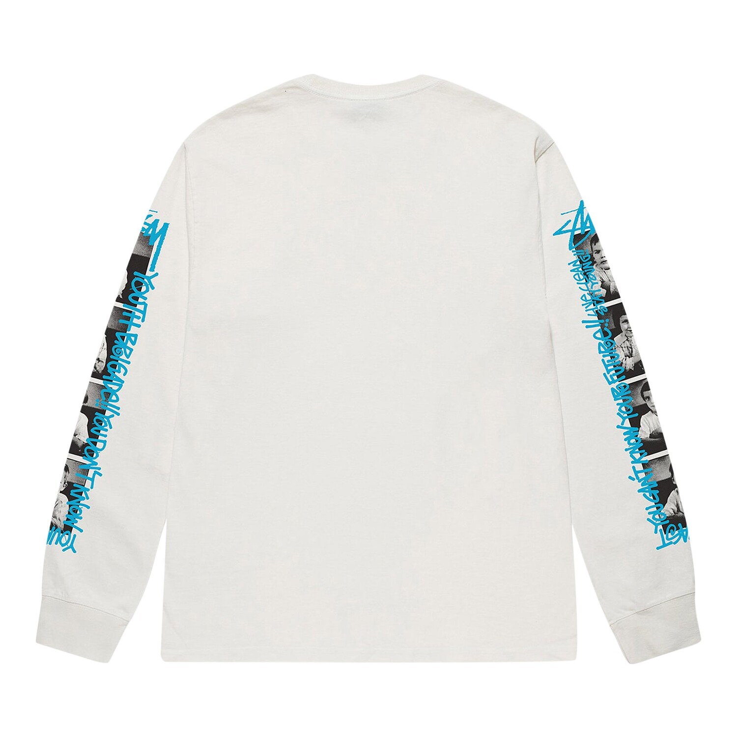 Футболка с длинными рукавами Stussy Youth Brigade, окрашенная в пигмент, цвет Натуральный — фото 2
