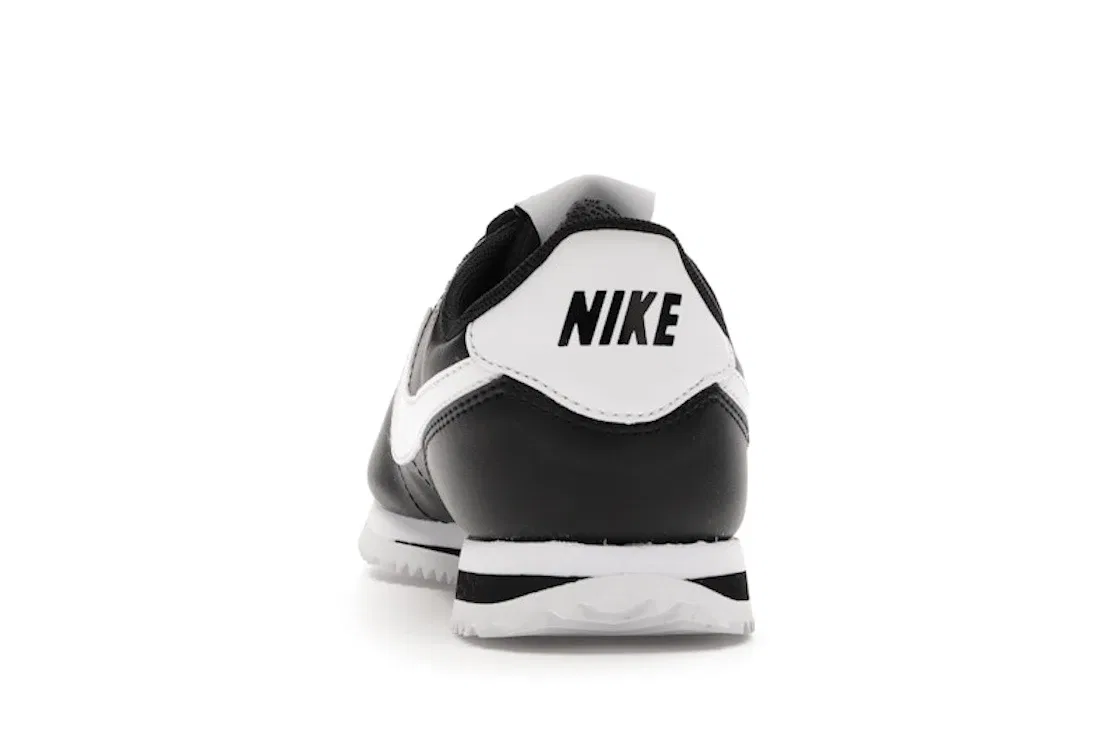 Детские кроссовки Lifestyle с кожаным верхом Nike Cortez Basic, Black/White — фото 4