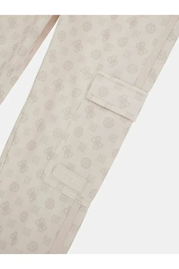 Детские спортивные штаны для девочек с прямыми штанинами Guess, P06s — фото 4