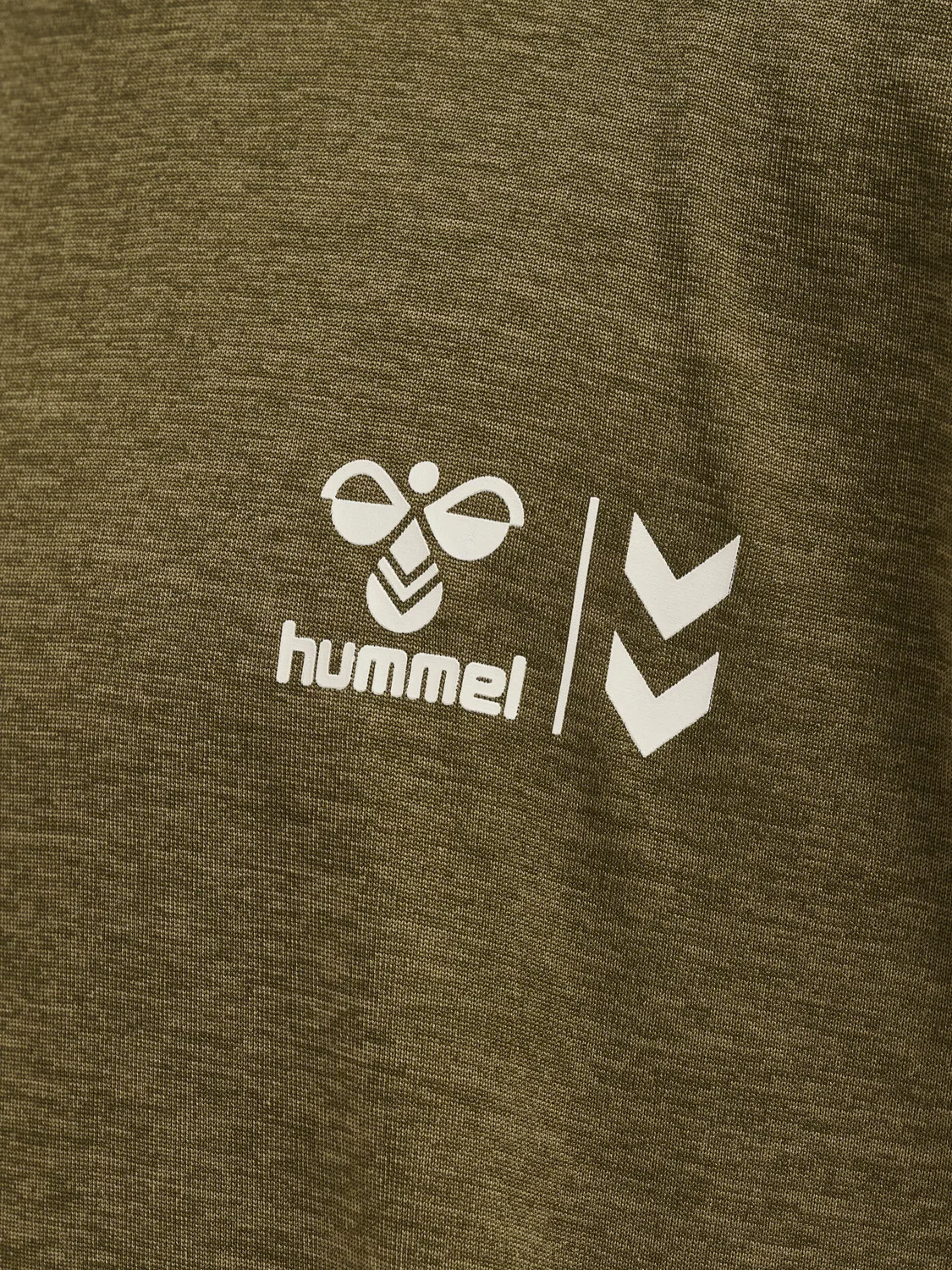 Детская футболка с принтом Hmlmustral Hummel, Dunkelolivgrun Stadtgrun — фото 4
