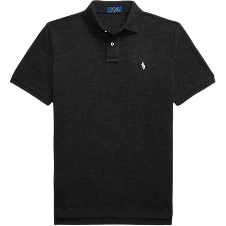 Мужское поло с коротким рукавом Polo Ralph Lauren, Mud Gray