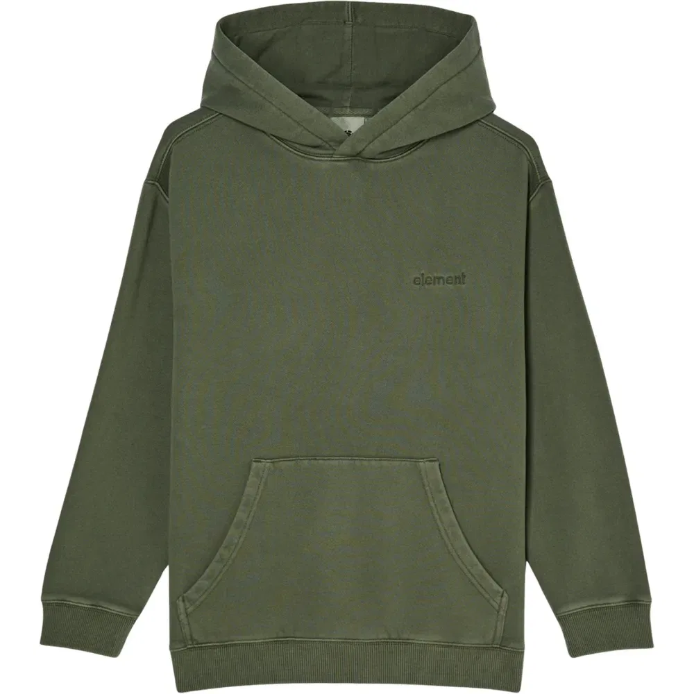 Детский худи для мальчиков с принтом Element Lowcase Pigment, Green