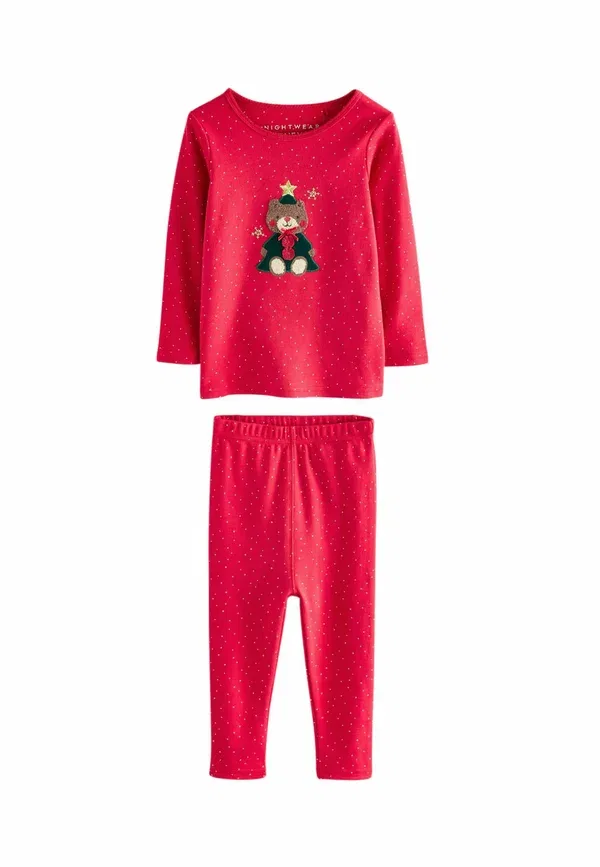 Комплект пижам хлопковый Regular fit Next Red Bear, красный