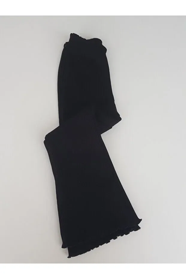 Детские леггинсы для девочек с заниженным пахом Swan Butik, Black — фото 2