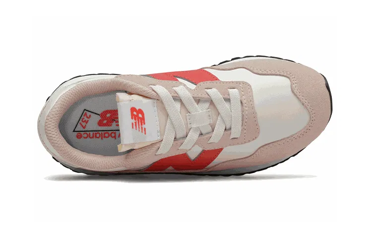 Детские кроссовки для девочек с замшевым верхом New Balance 237, Oyster Pink — фото 4