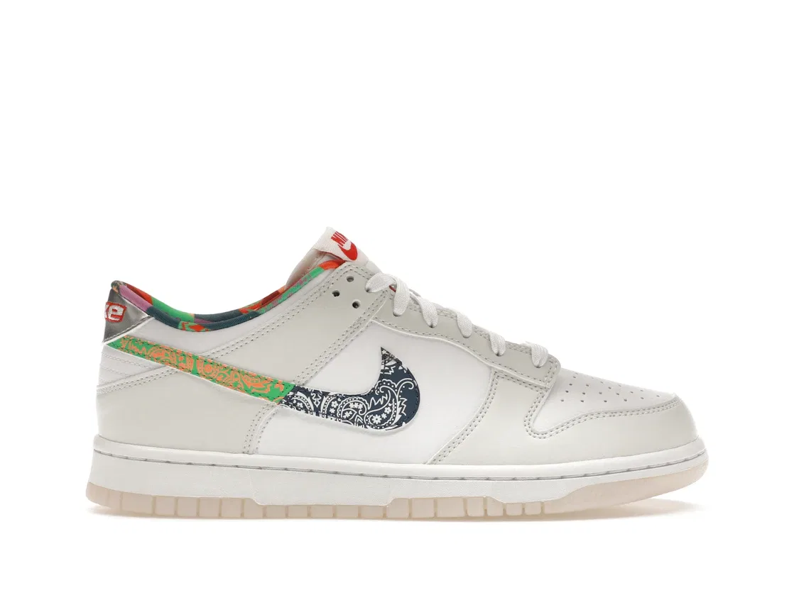 Детские кроссовки с принтом Nike Dunk Low Nike, White/Diffused Blue-White