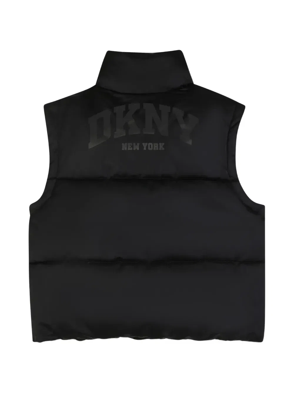 Жилет с нашивкой-логотипом Dkny Kids, черный — фото 2