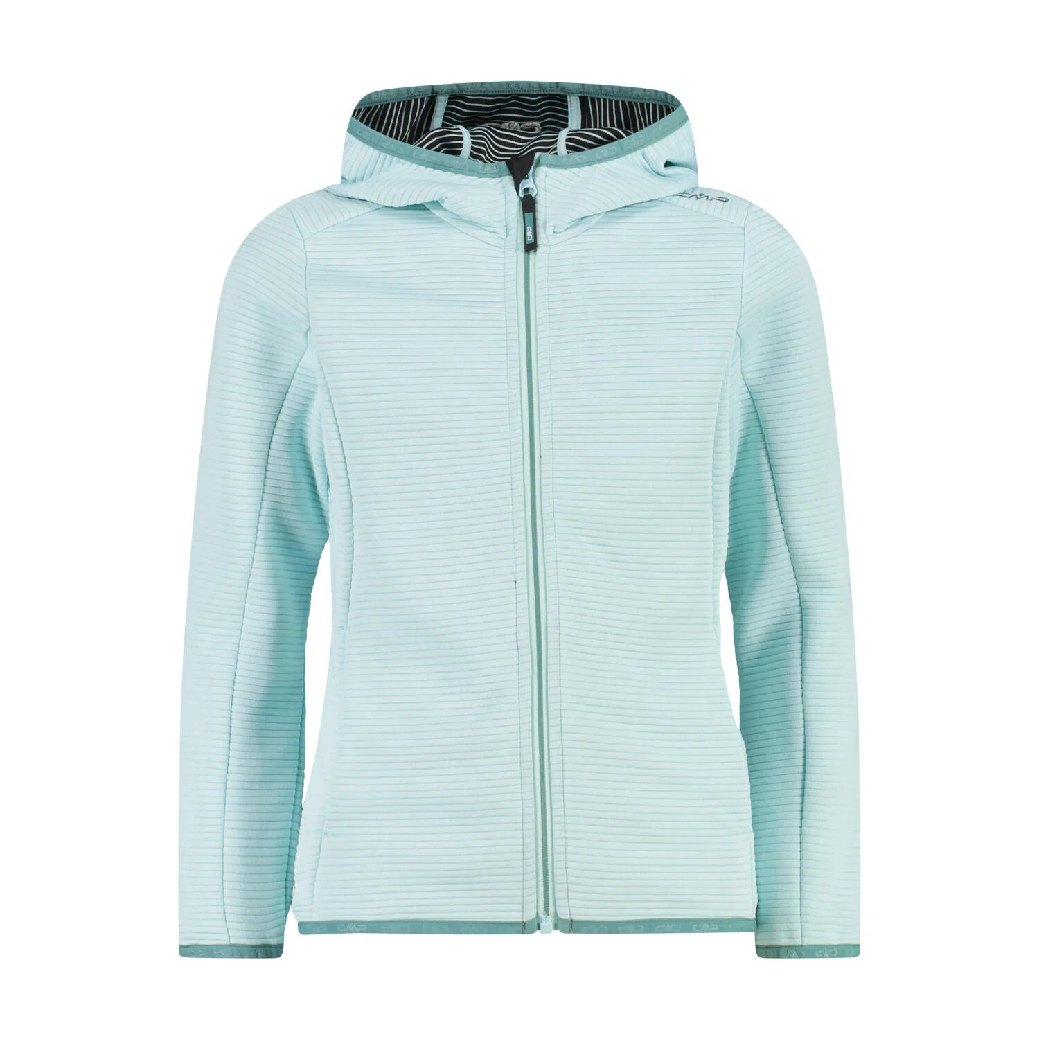 Детская флисовая куртка с капюшоном Kid G Fix Hood Jacket Cmp, Turkisblau Pastellblau Grun