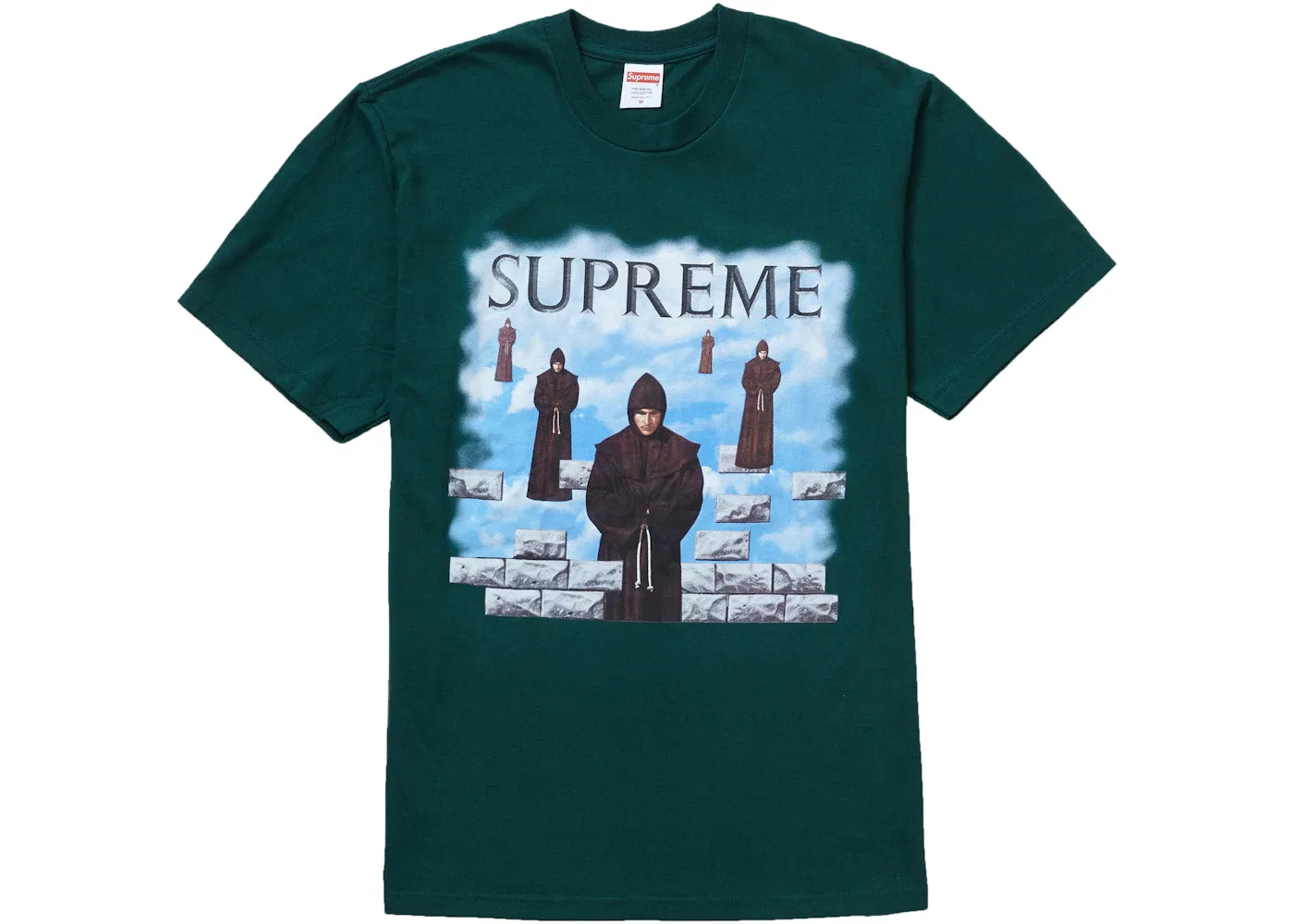 Мужская футболка с принтом Supreme Levitation Tee Supreme, Dark Green