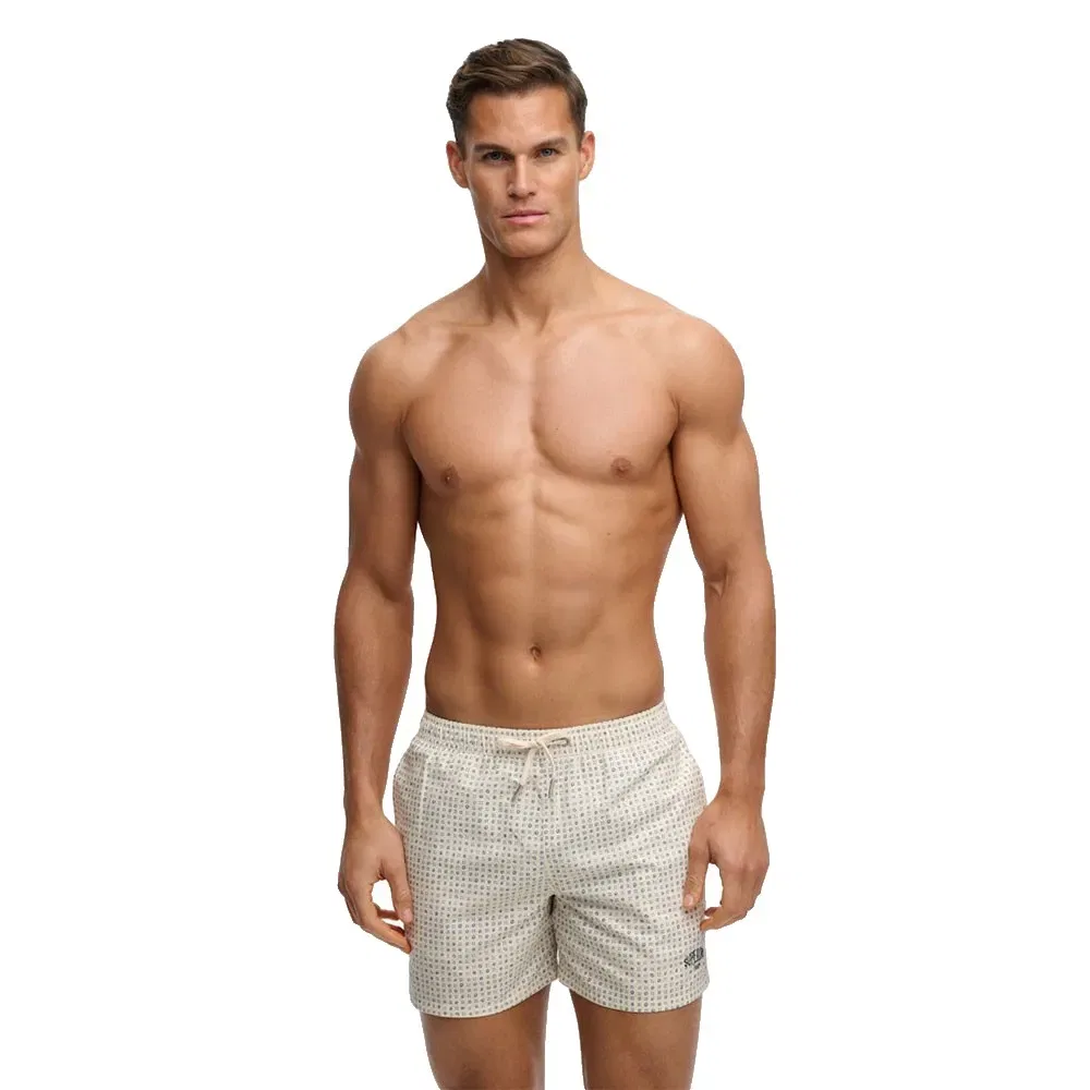 Плавки Premium Printed 15 Superdry, бежевый — фото 4