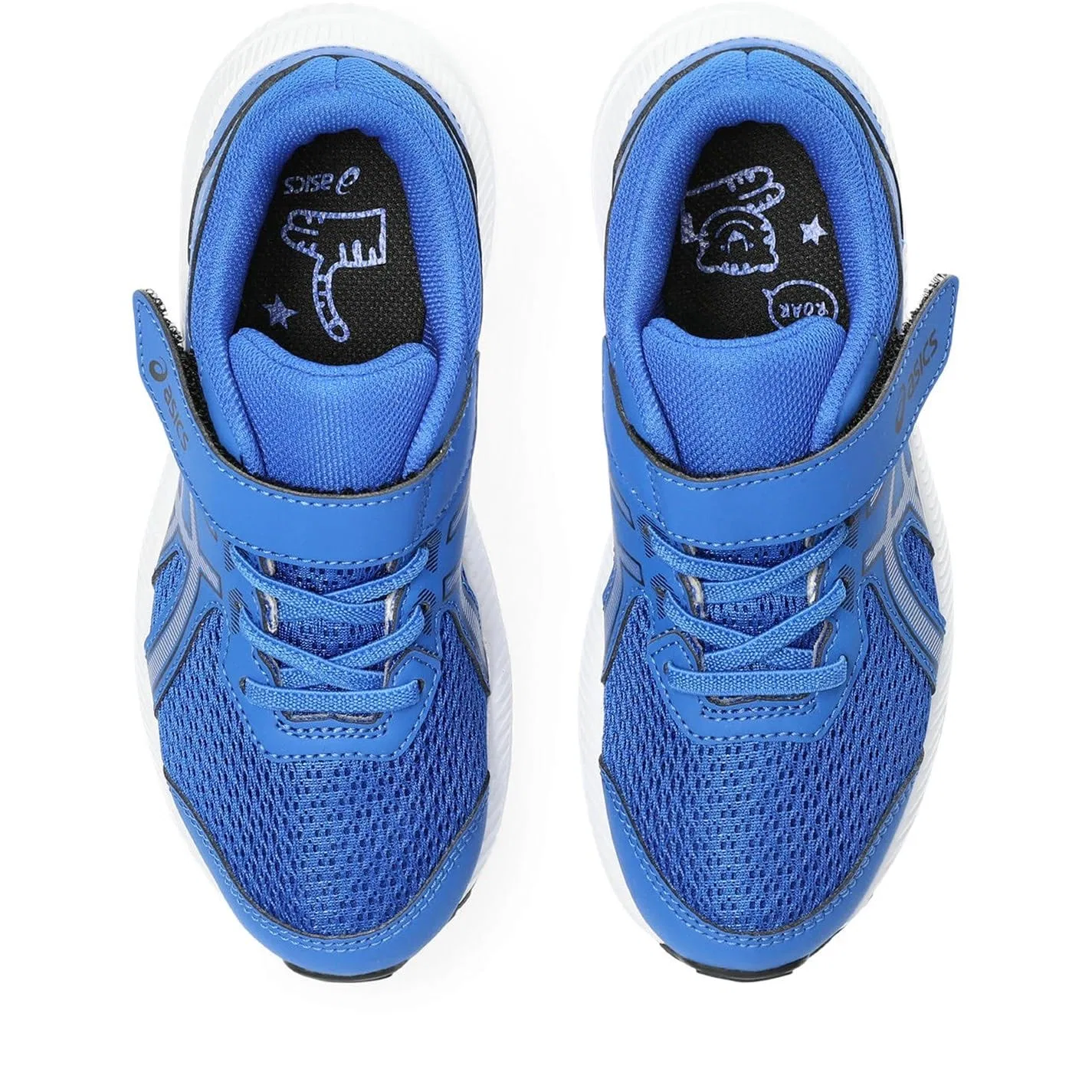 Детские кроссовки для мальчиков с липучкой Contend 8 Ps ASICS, Illusion Blue Pure Silver — фото 2