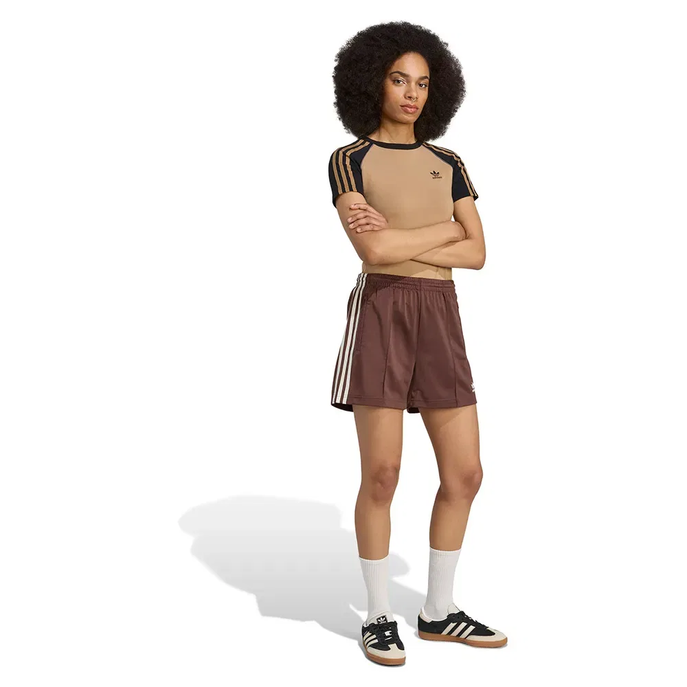 Женские шорты с утяжкой Firebird Adidas Originals, Brown — фото 4