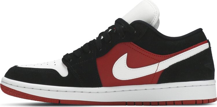 Кроссовки Wmns Air Jordan 1 Low Gym Red Black, красный — фото 3