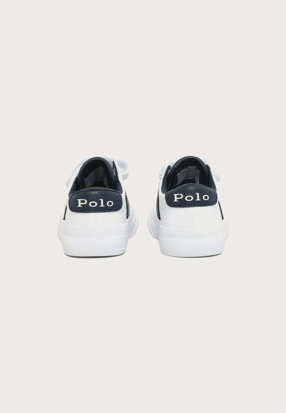 Райли, детская обувь для малышей Polo Ralph Lauren, White Tumbled/Navy W/ Cream Pp — фото 3