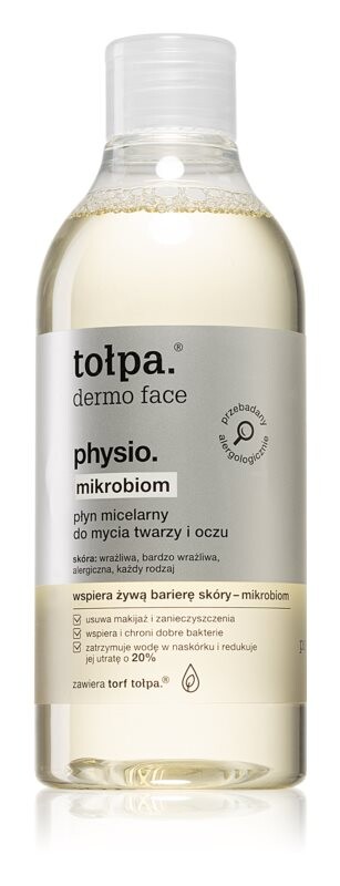 

Очищающая мицеллярная вода для лица и области вокруг глаз Tołpa Physio Mikrobiom