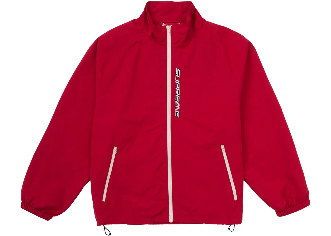 Мужская куртка с контрастной молнией Supreme , Red