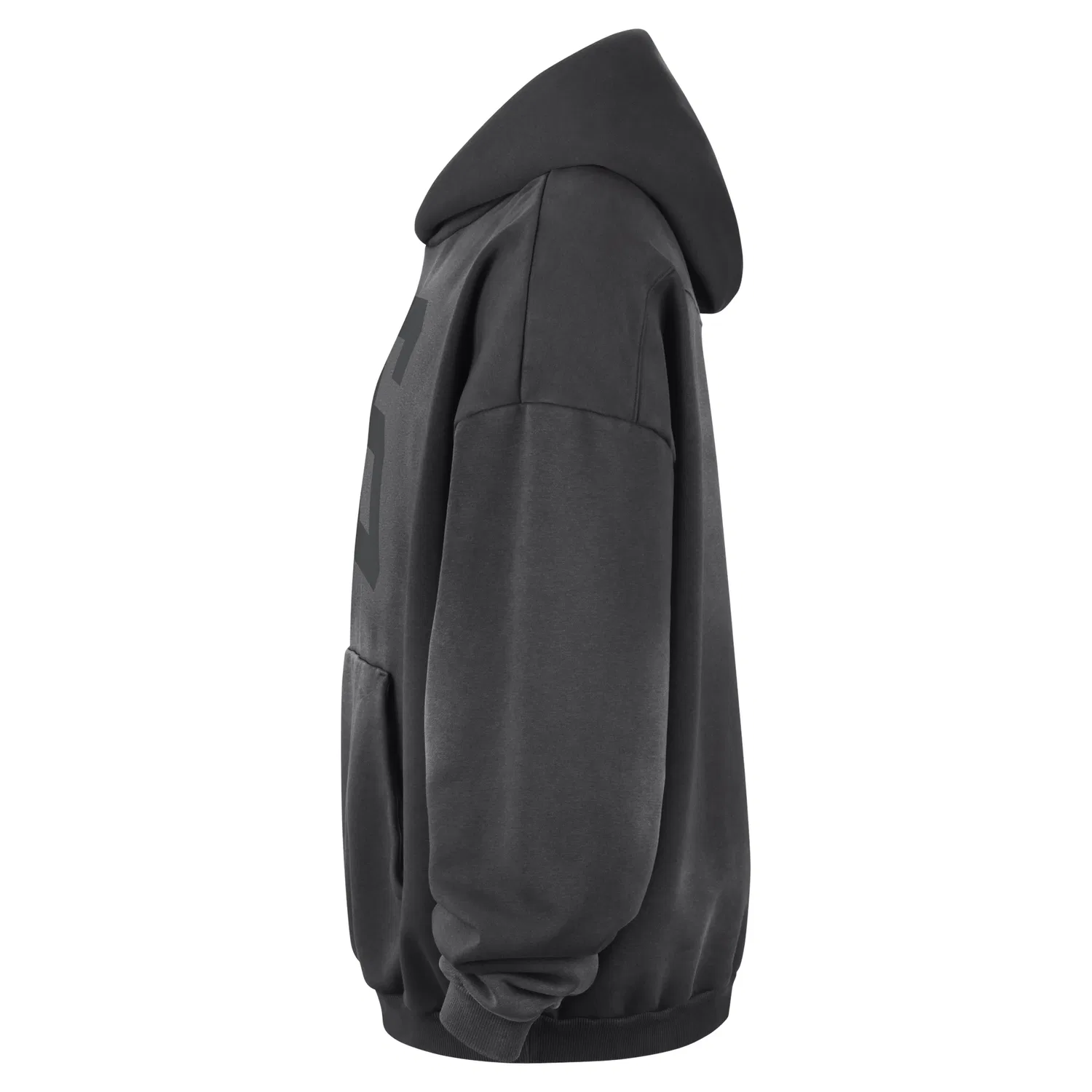 Мужское худи для баскетбола Los Angeles Lakers Standard Issue Therma-FIT Fleece Hoodie 'Dark Charcoal White' Nike, Dark Charcoal White — фото 2