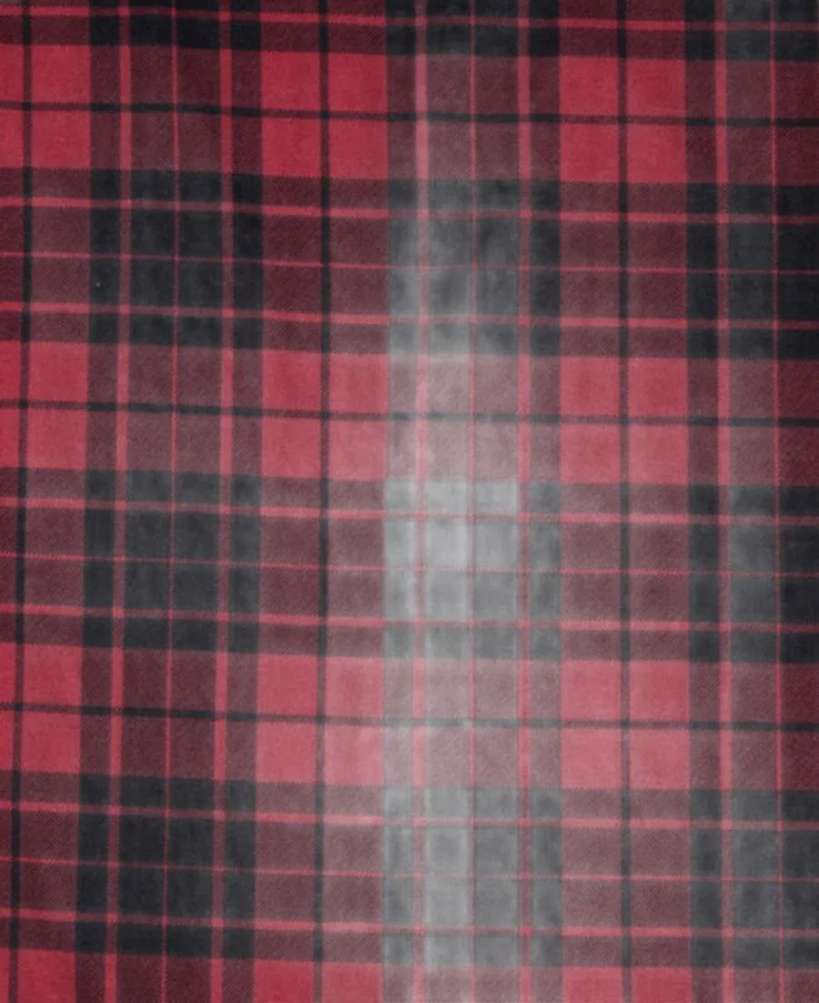 Комплект ночных рубашек для девочки и куклы, с длинным рукавом Leveret, Plaid Red/Black — фото 3
