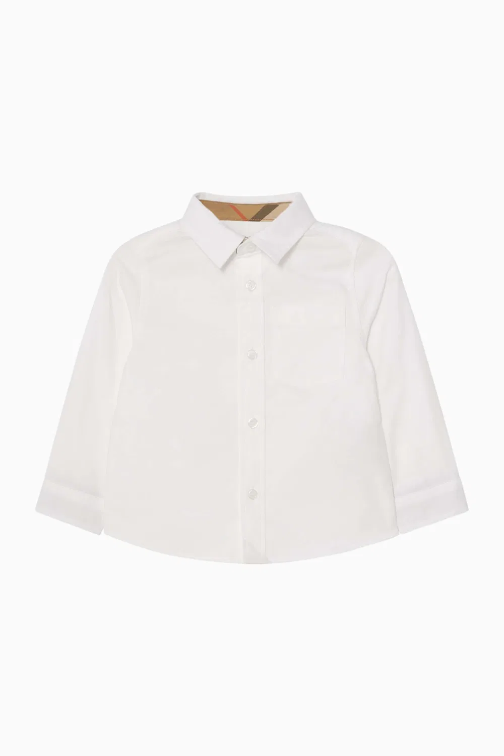 Рубашка с отделкой в клетку Owen Burberry