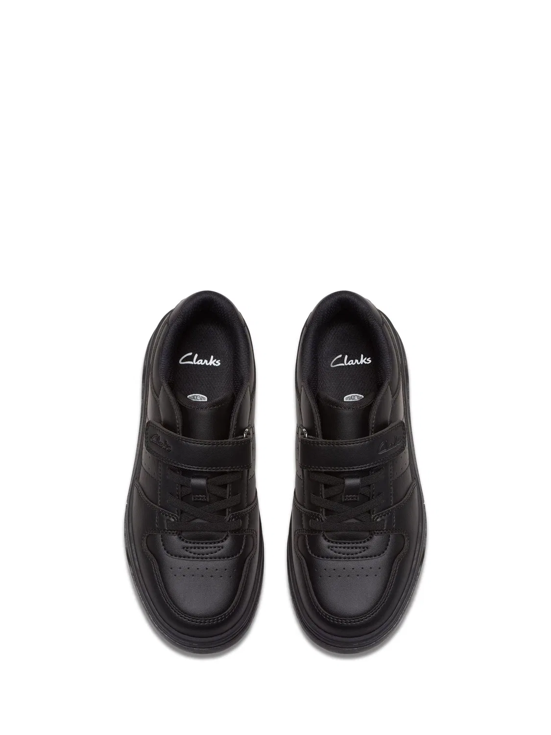 Кроссовки повседневные Canyon Way Clarks, черная кожа — фото 4