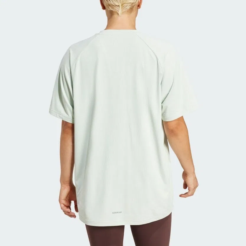 Женская футболка с рукавом реглан Adidas, Linen Green — фото 4