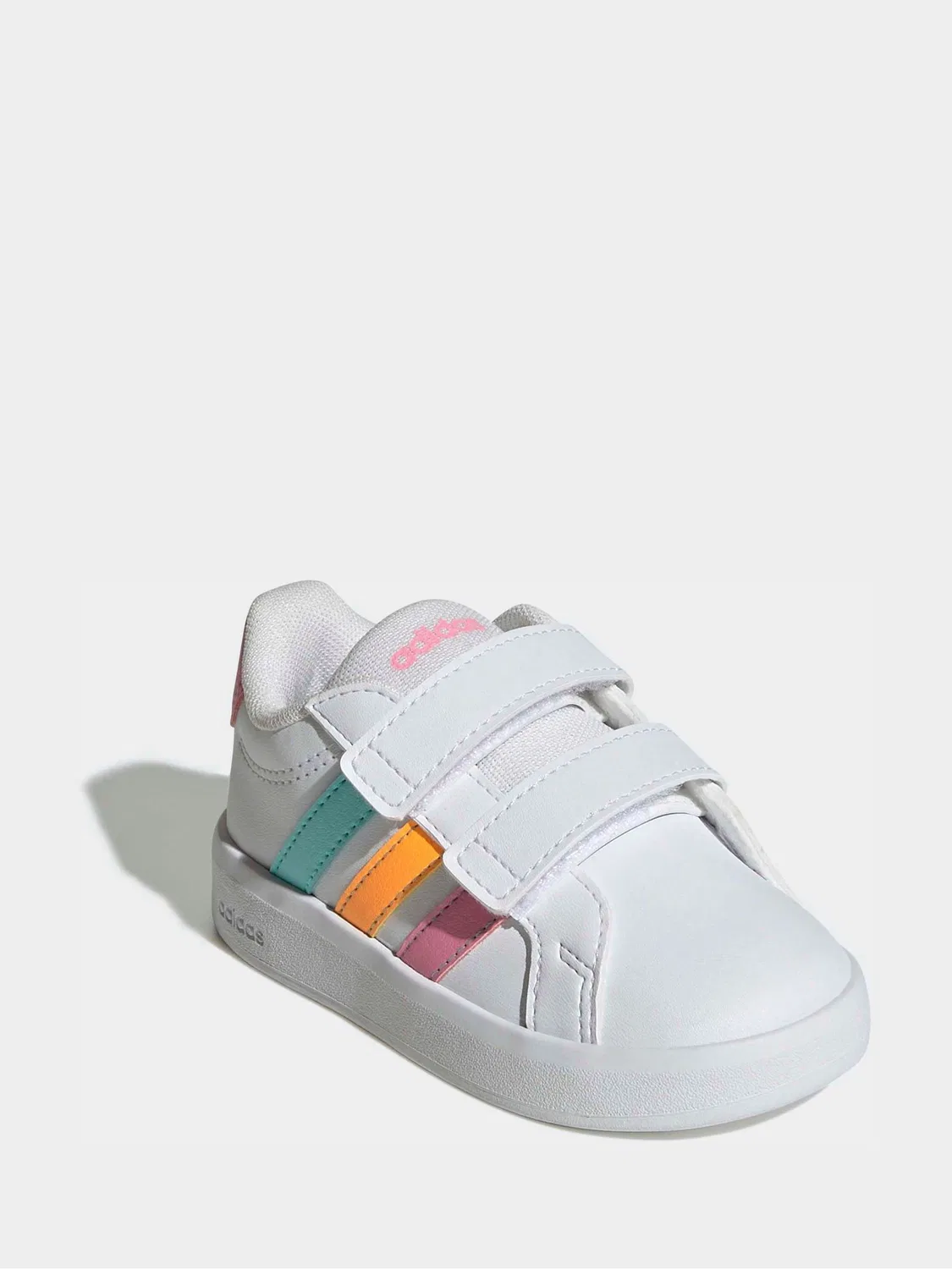 Кроссовки теннисные Grand Court 3.0 adidas, белый/мульти — фото 3