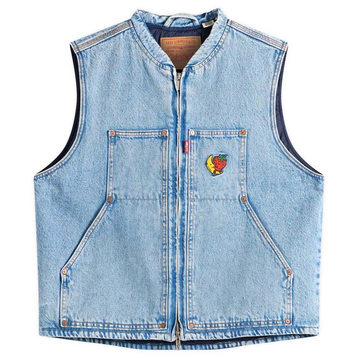 жилет из денима Universe Sky High Farm Levi'S, Mid Stone Wash